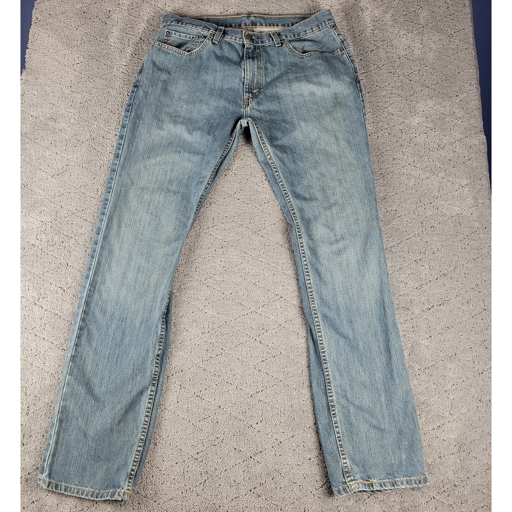 Levis 559 Jeans Mens 36x36 Blue Relaxed Straight Leg Medium Wash Denim Mid Rise